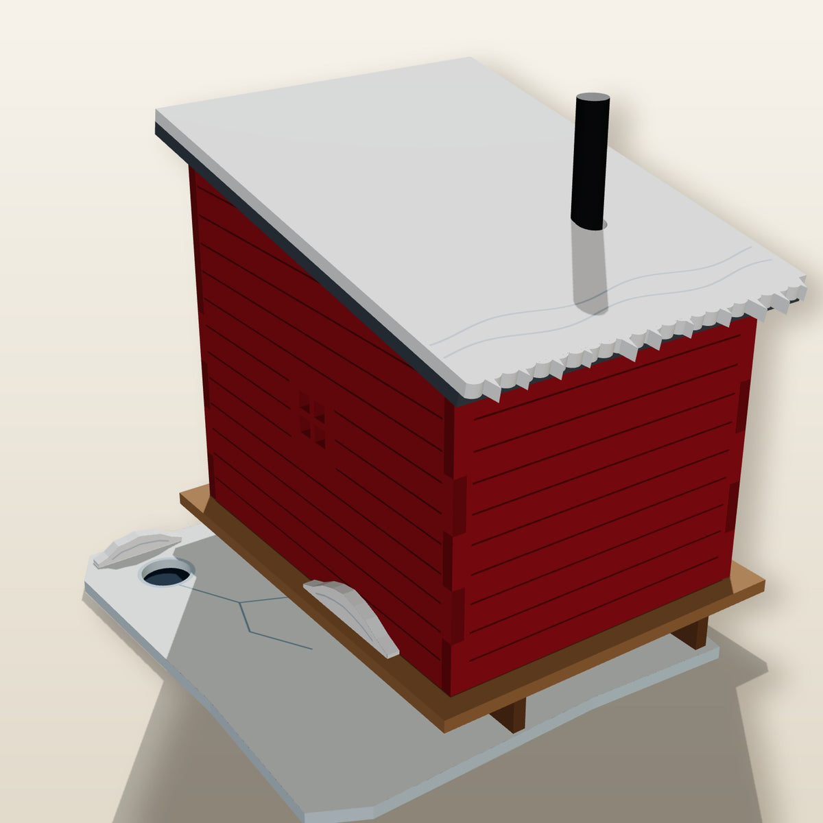 Christmas Ice Shanty - Laser-Cut SVG Files