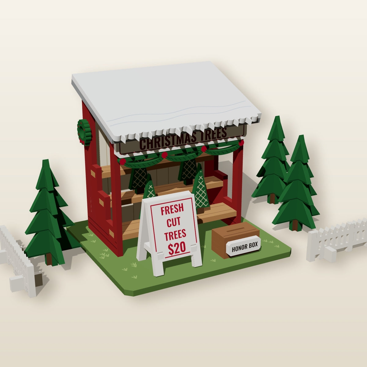Christmas Tree Lot - Laser-Cut SVG Files