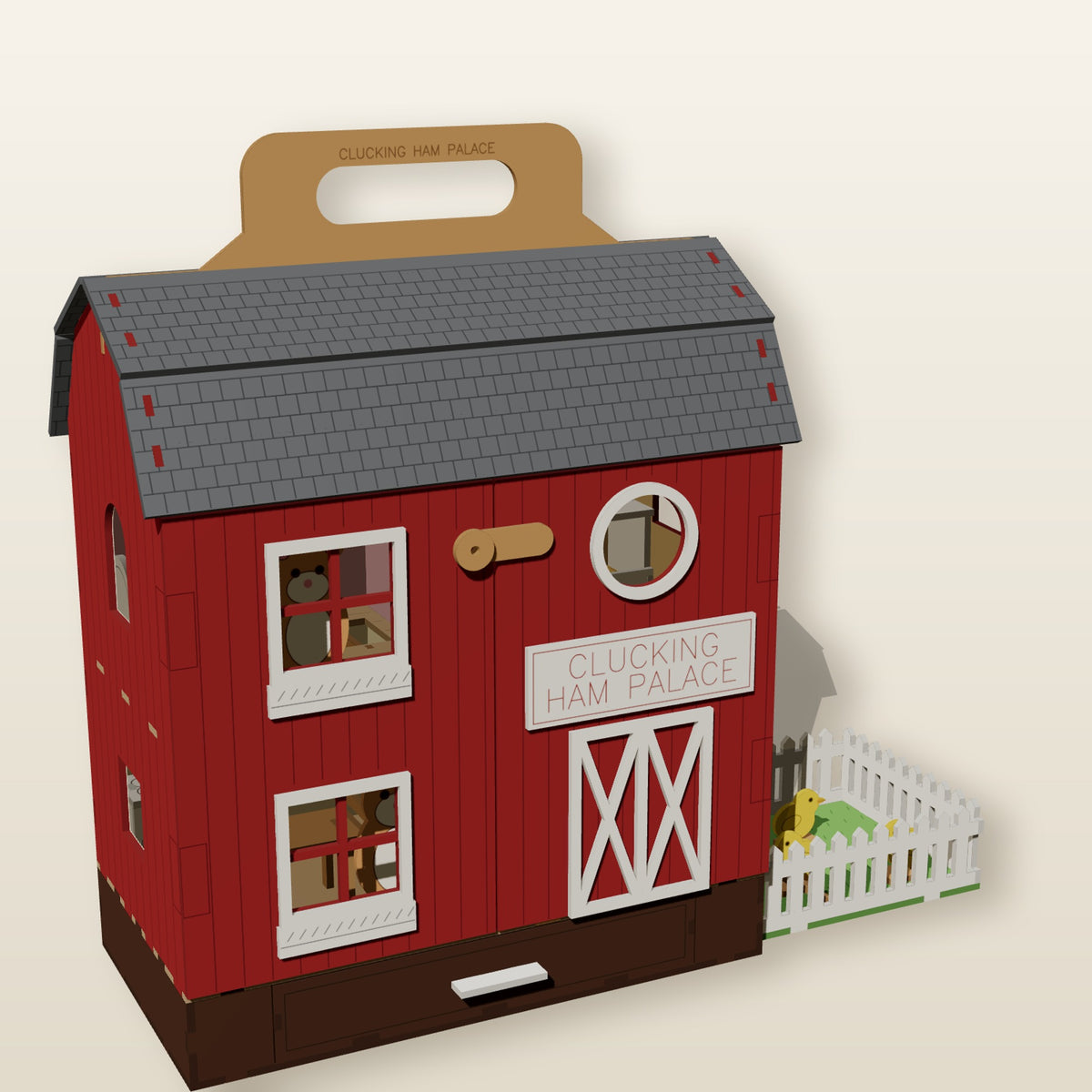 Clucking Ham Palace - Laser-Cut SVG Files