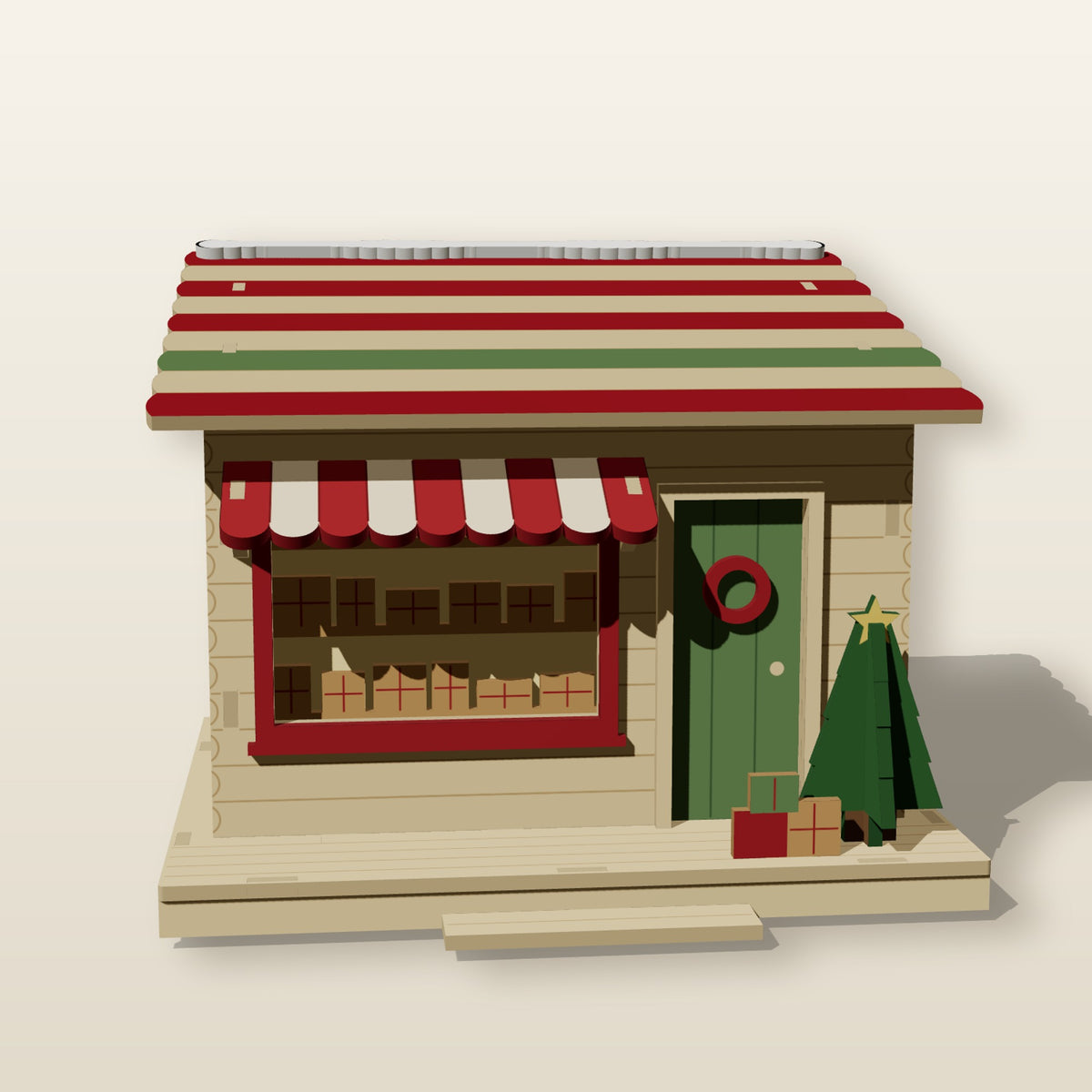 Christmas Gift Shop (1:24) - Laser-Cut SVG Files