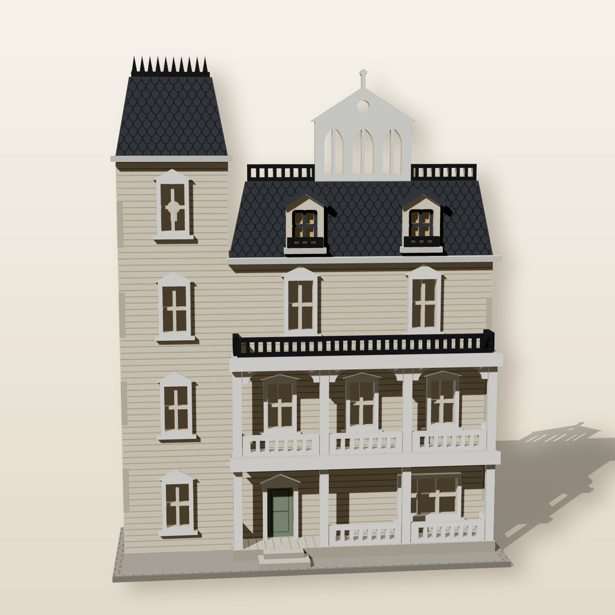 Wisteria Victorian Front - Laser-Cut SVG Files