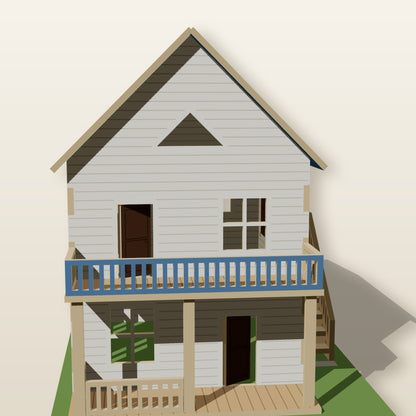 Balcony House - Laser-Cut SVG Files