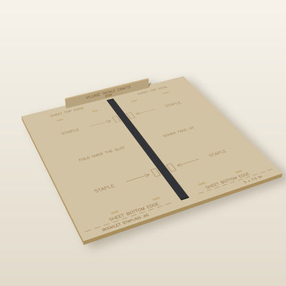 Booklet Stapling Jig - Laser-Cut SVG Files