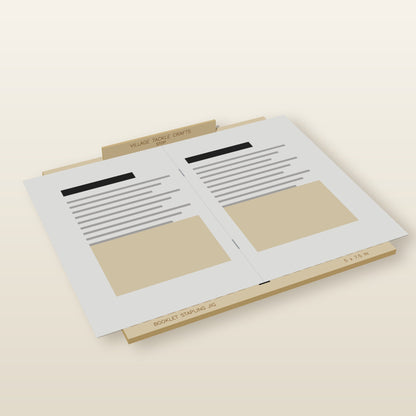 Booklet Stapling Jig - Laser-Cut SVG Files