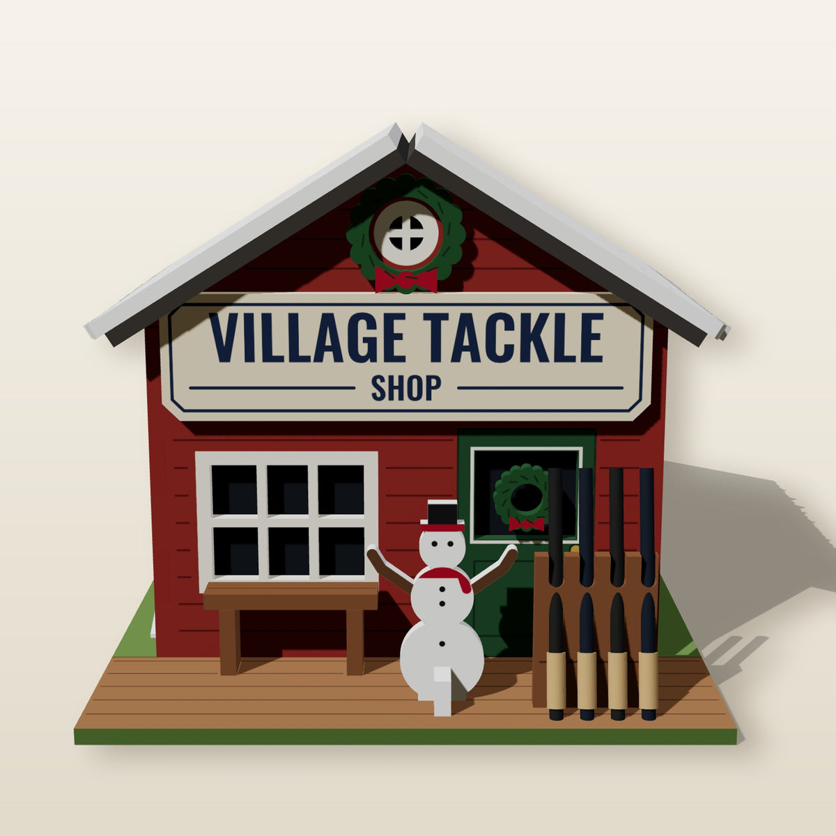 Christmas Bait Shop - Laser-Cut SVG Files