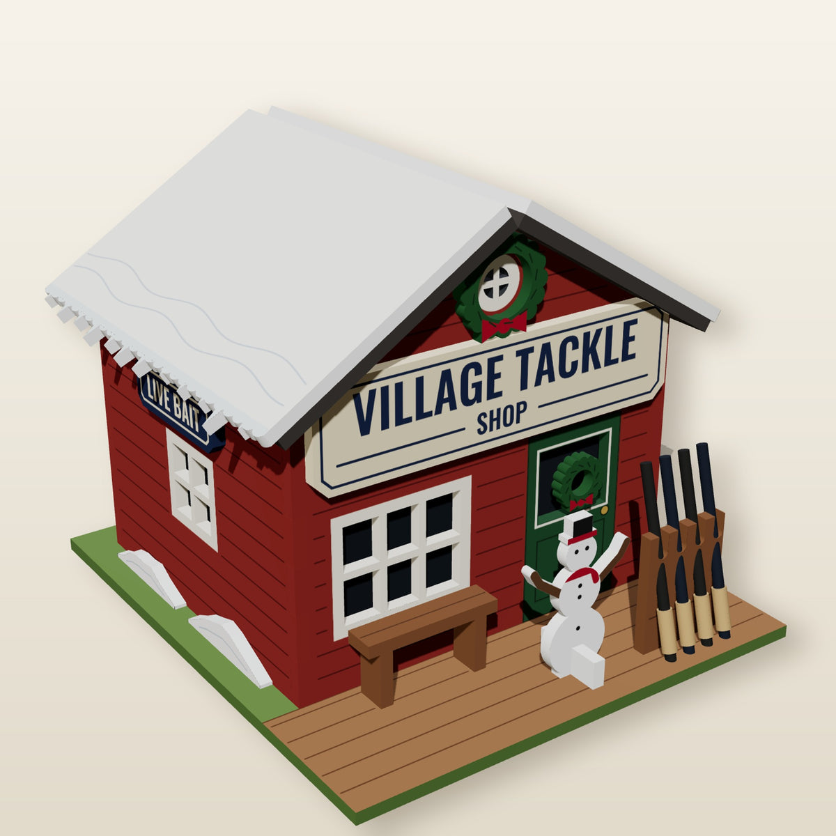 Christmas Bait Shop - Laser-Cut SVG Files