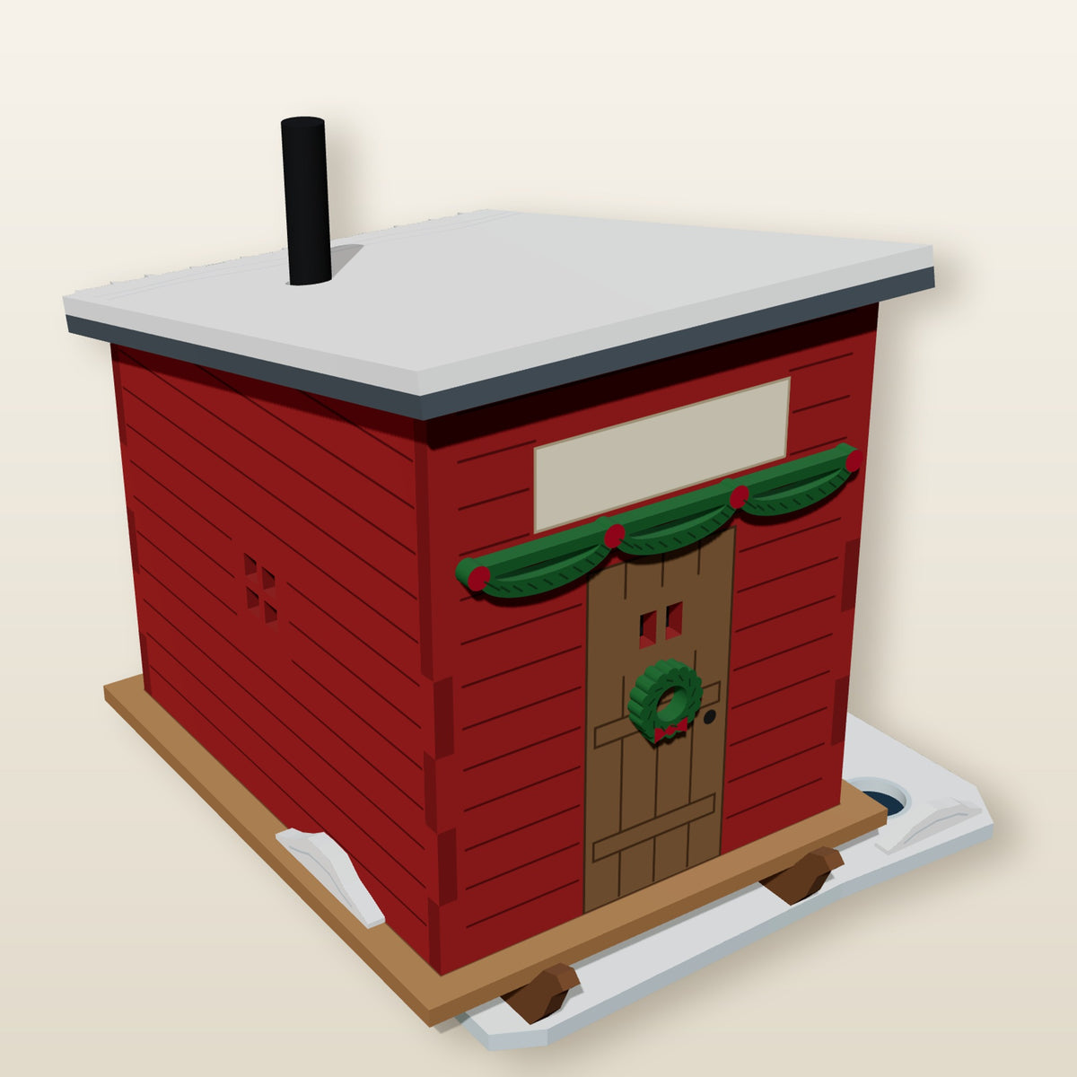 Christmas Ice Shanty - Laser-Cut SVG Files