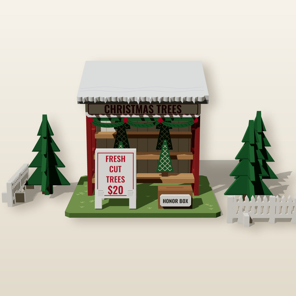 Christmas Tree Lot - Laser-Cut SVG Files