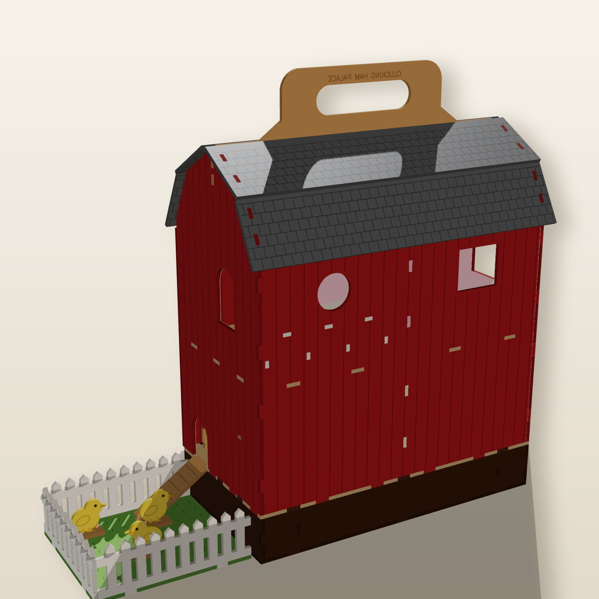 Clucking Ham Palace - Laser-Cut SVG Files