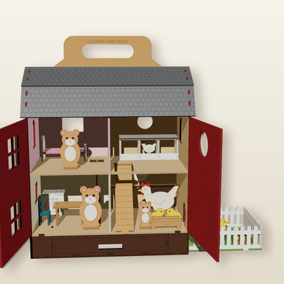Clucking Ham Palace - Laser-Cut SVG Files