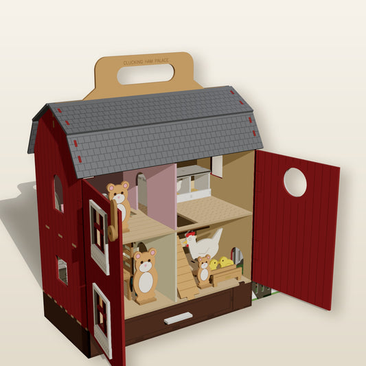 Clucking Ham Palace - Laser-Cut SVG Files