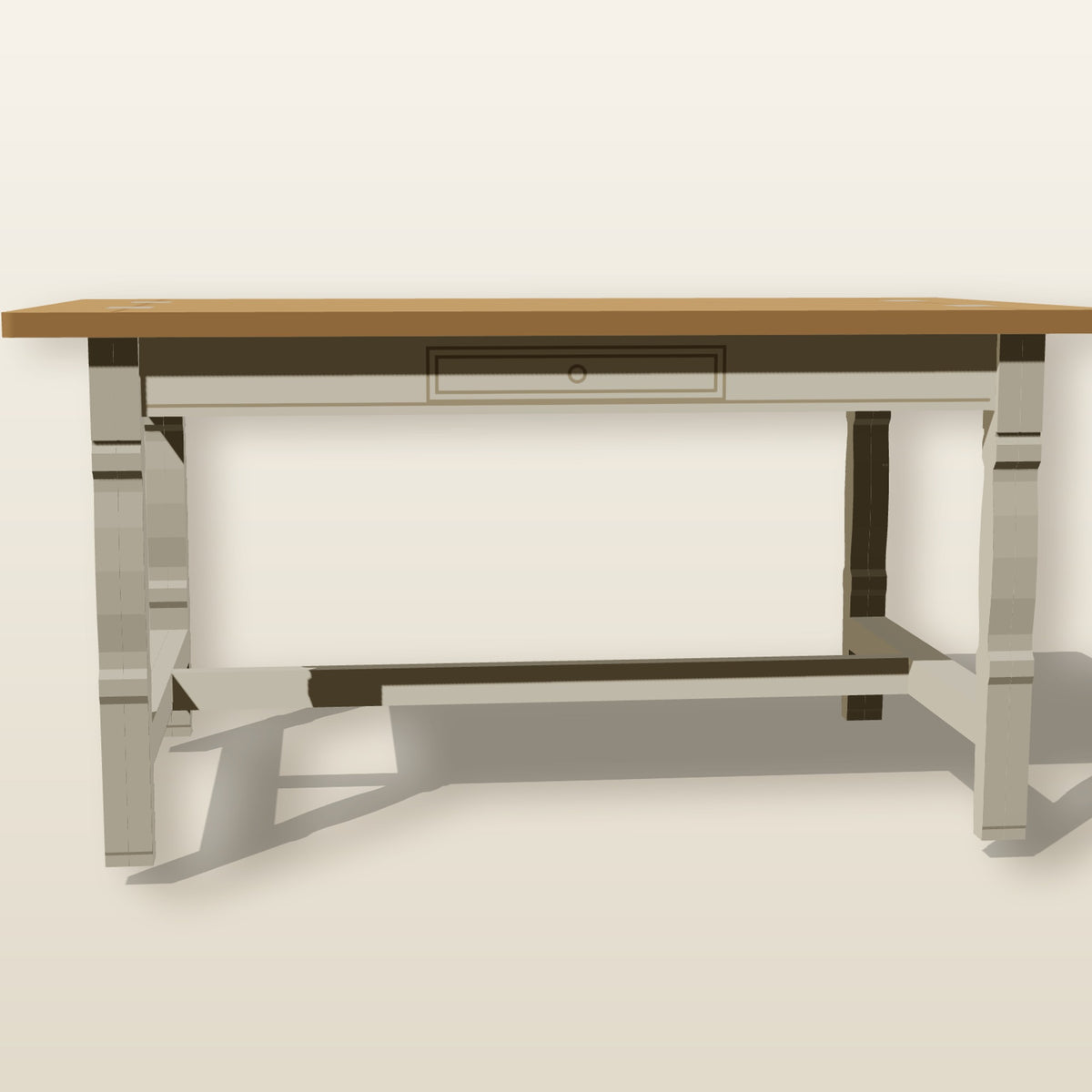 Farmhouse Kitchen Table (1:12) - Laser-Cut SVG Files