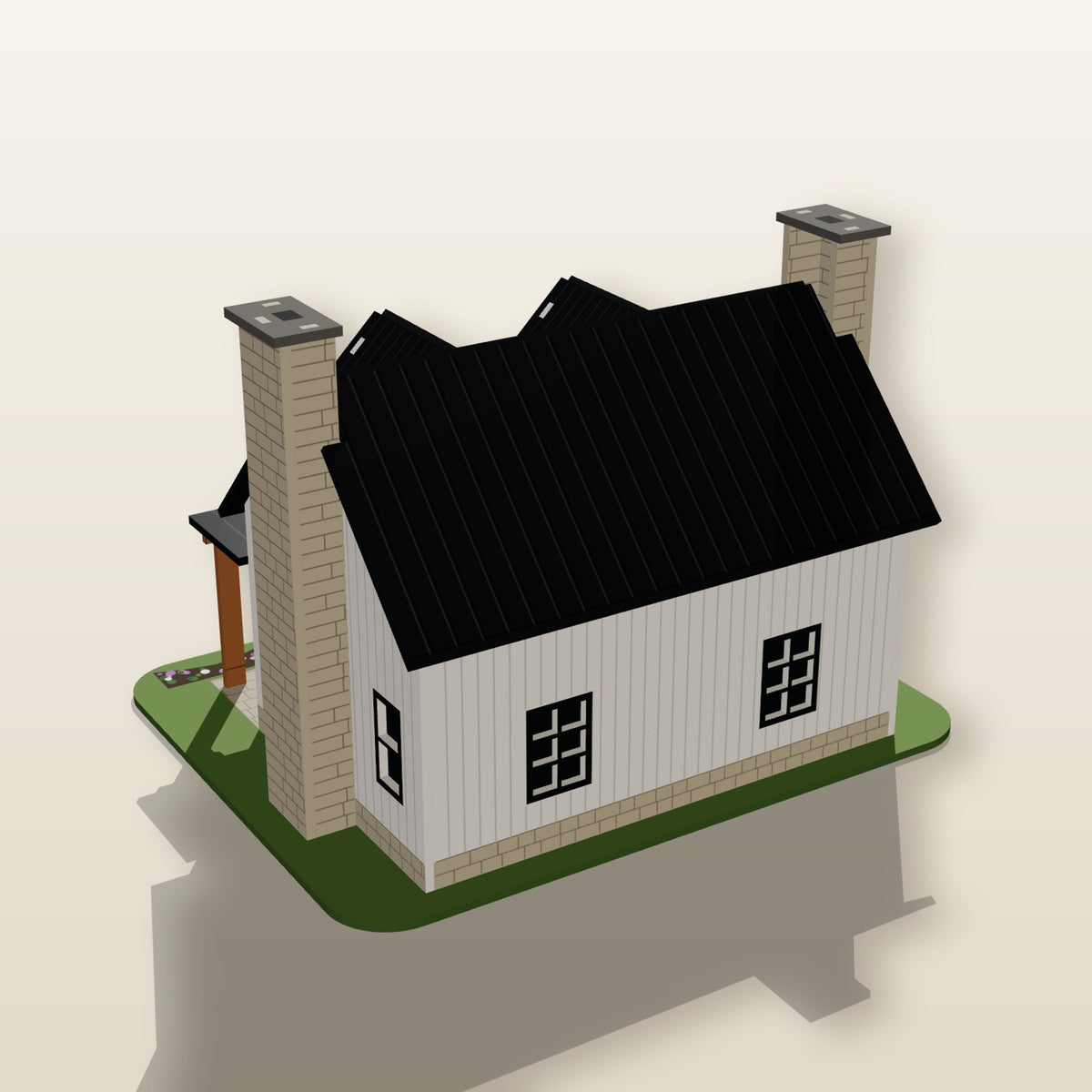Farmhouse - Laser-Cut SVG Files