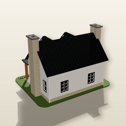 Farmhouse - Laser-Cut SVG Files
