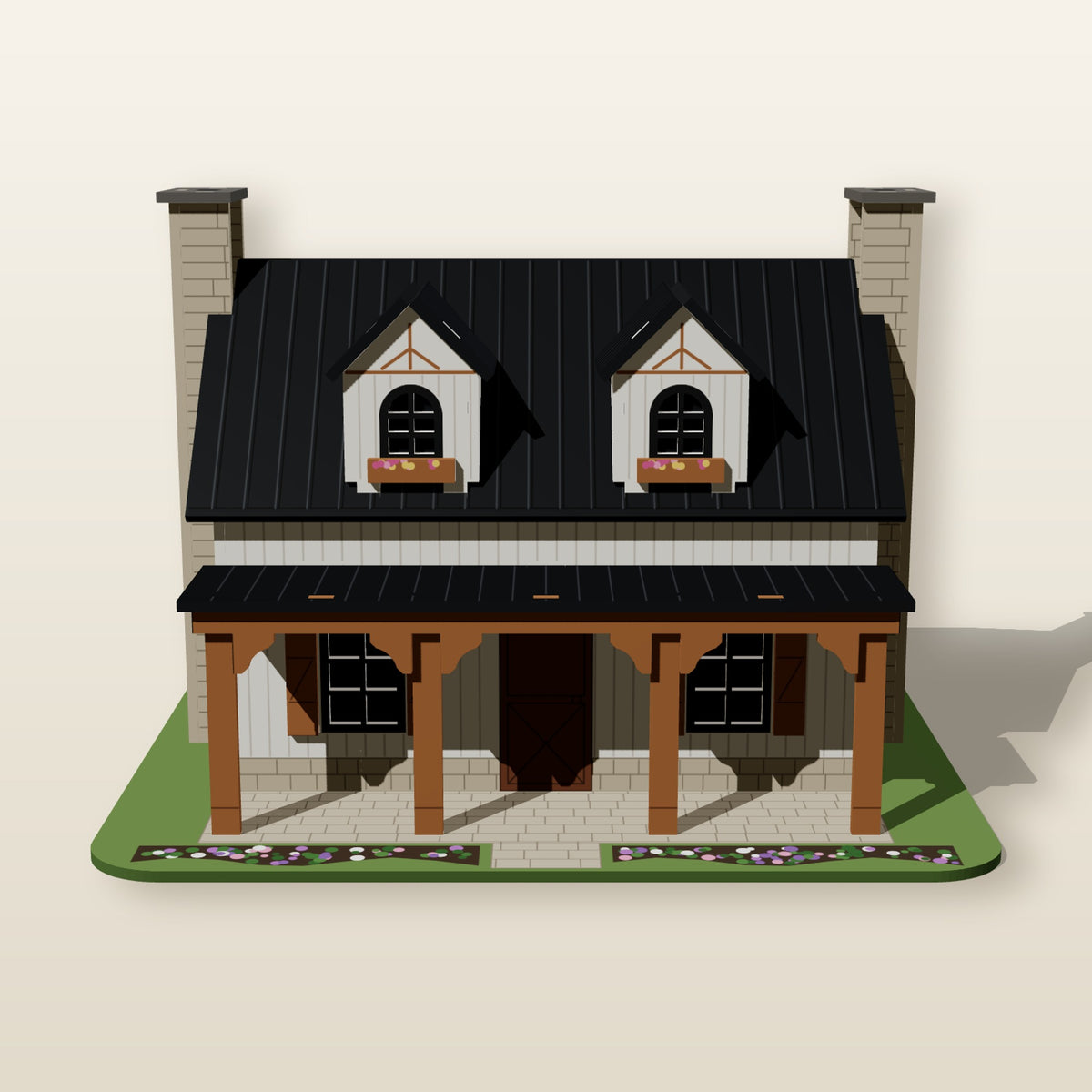 Farmhouse - Laser-Cut SVG Files