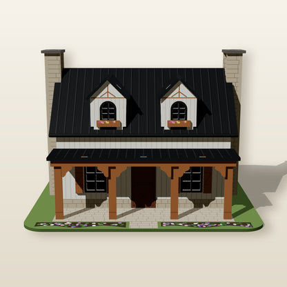 Farmhouse - Laser-Cut SVG Files