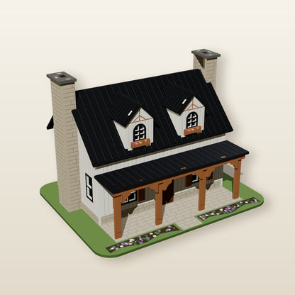 Farmhouse - Laser-Cut SVG Files