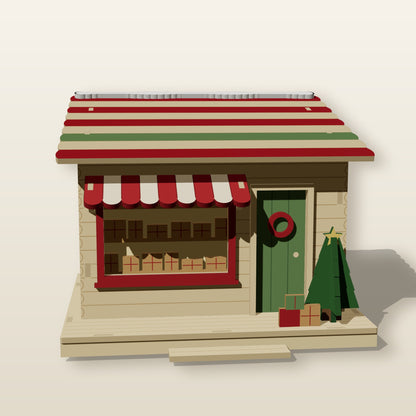 Christmas Gift Shop (1:24) - Laser-Cut SVG Files