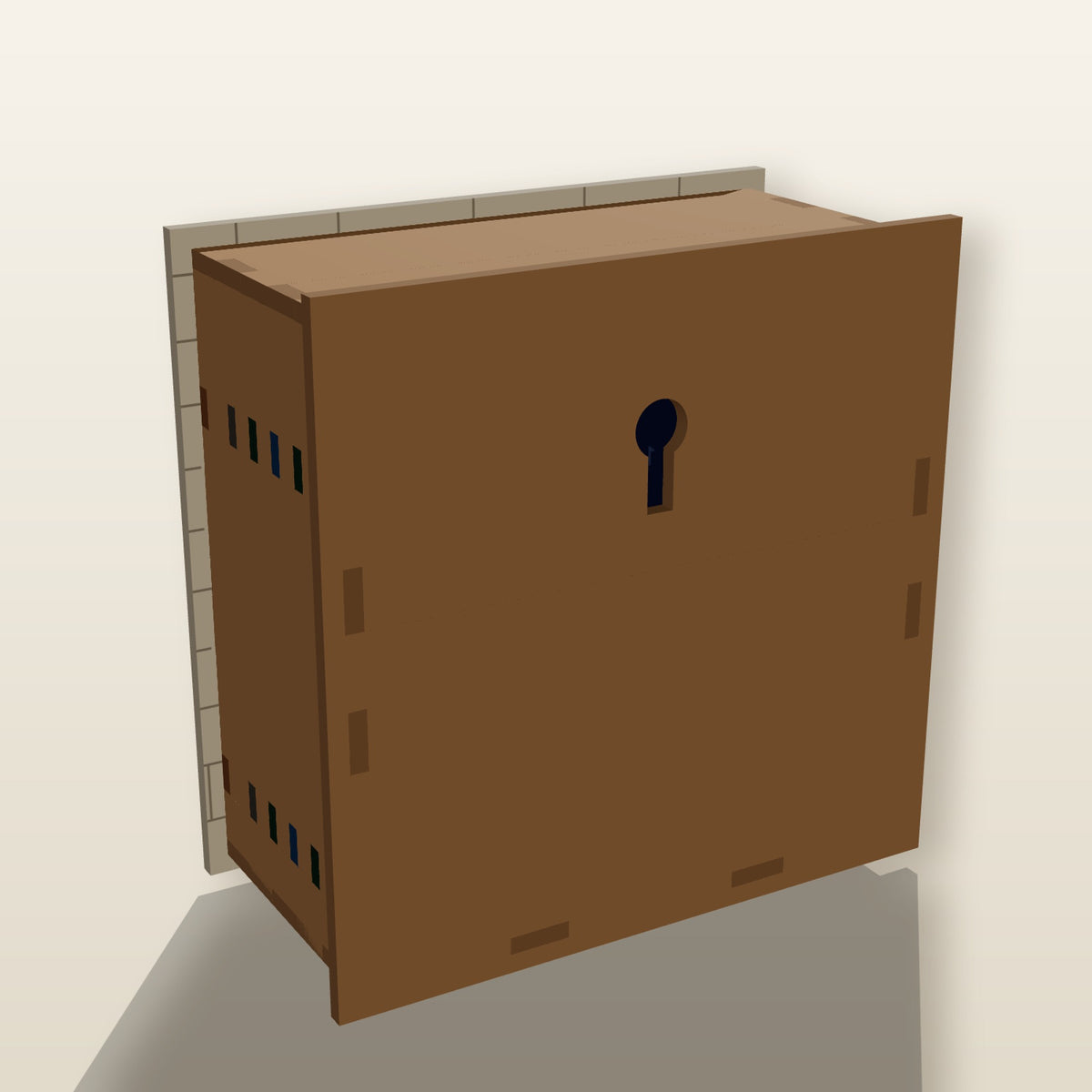Keyhole Door: Moonlit Pond - Laser-Cut SVG Files