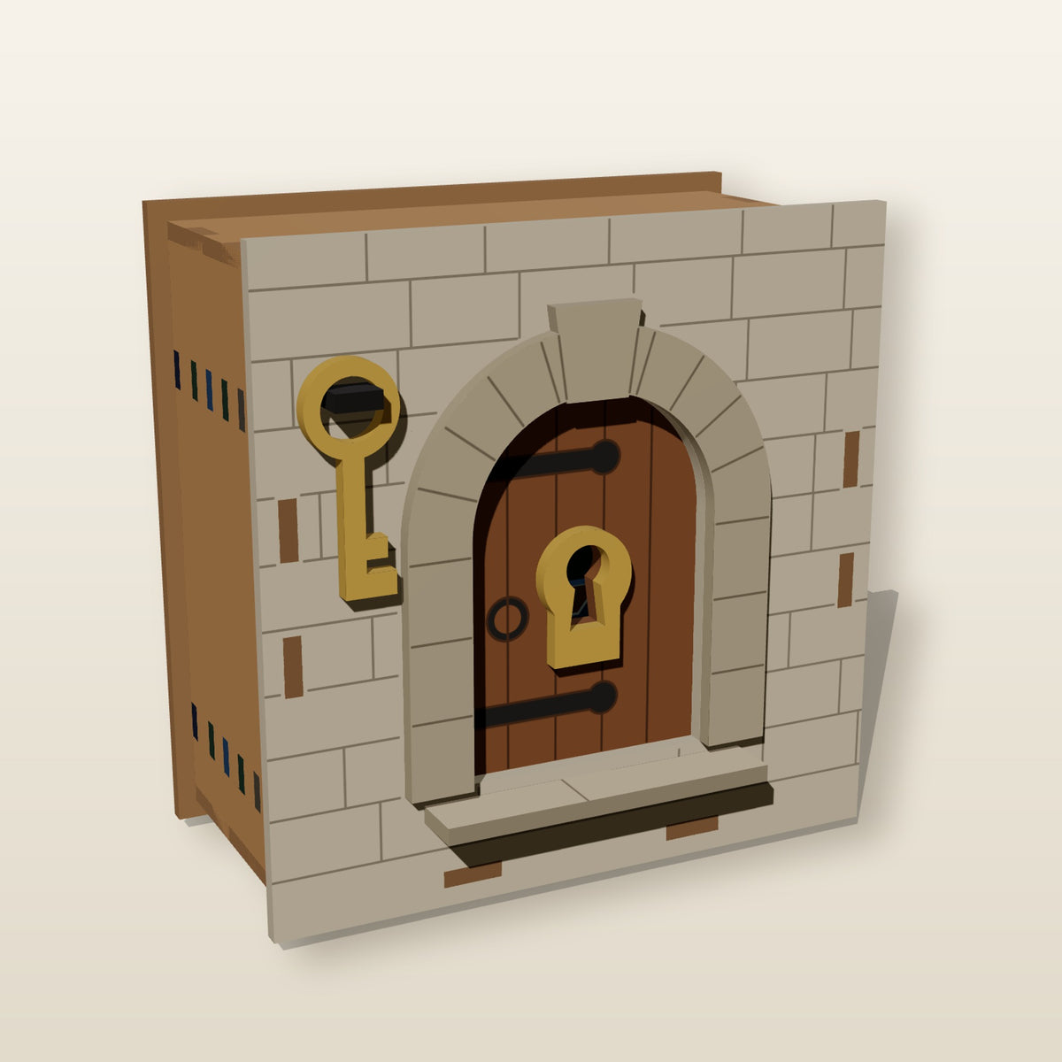 Keyhole Door: Moonlit Pond - Laser-Cut SVG Files