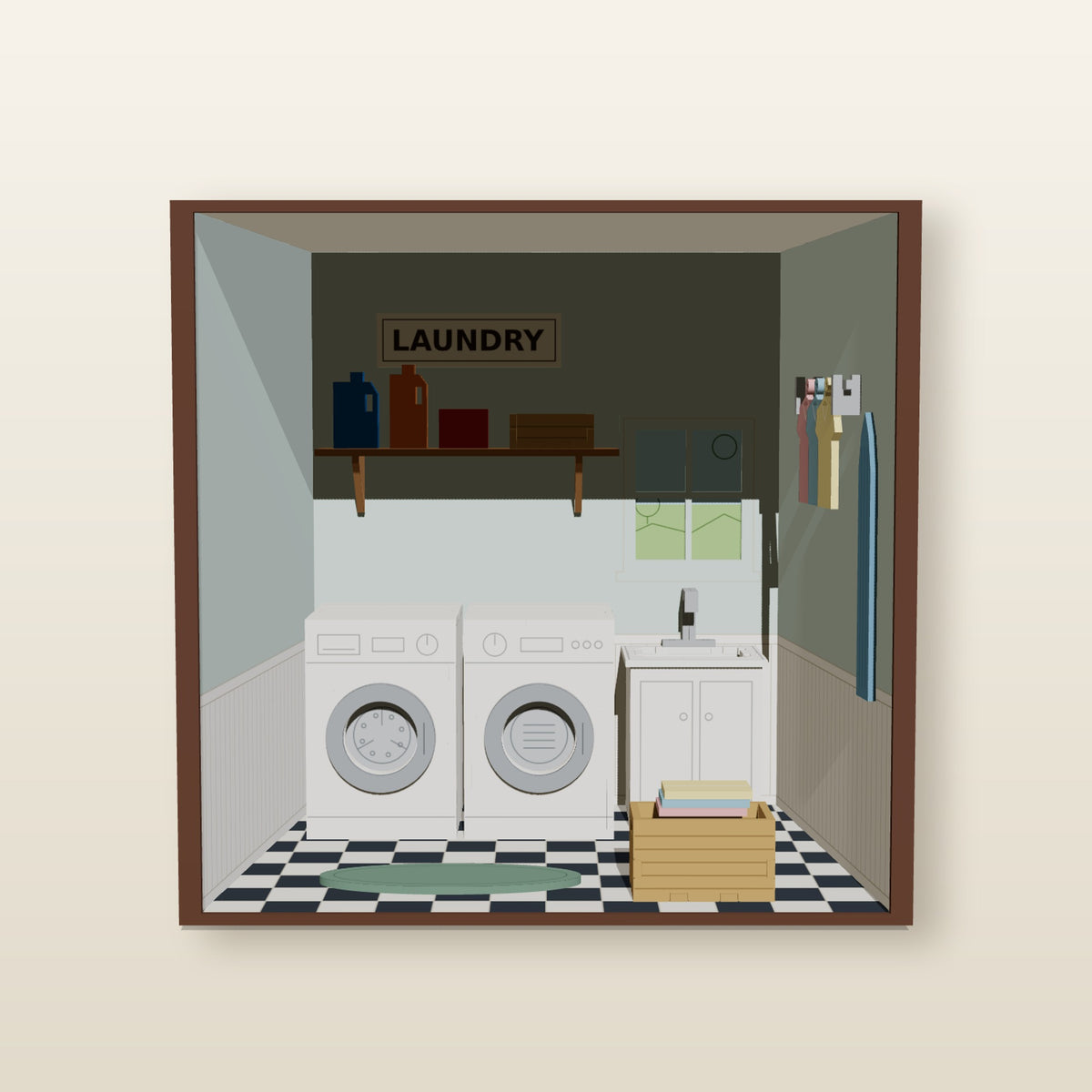Laundry Room - Laser-Cut SVG Files