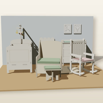 Nursery Set (1:12) - Laser-Cut SVG Files