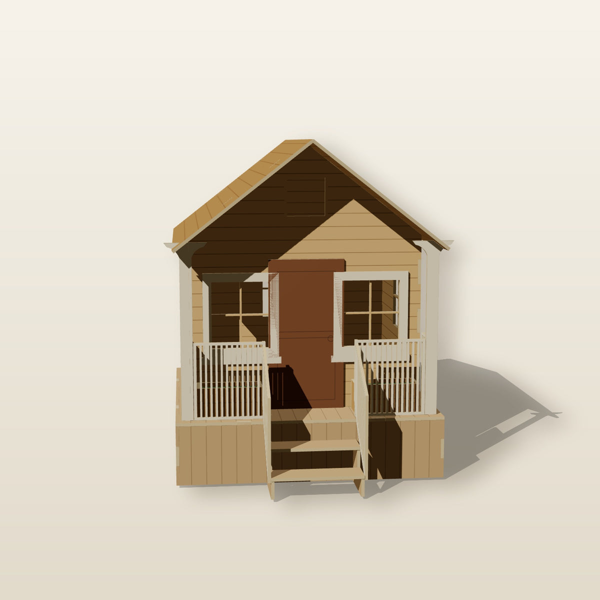 Porch Cabin (1:12) - Laser-Cut SVG Files