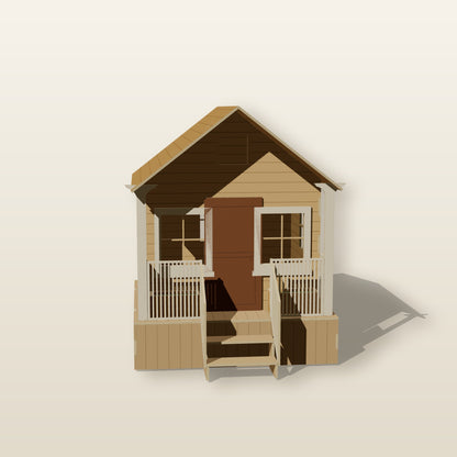 Porch Cabin (1:12) - Laser-Cut SVG Files