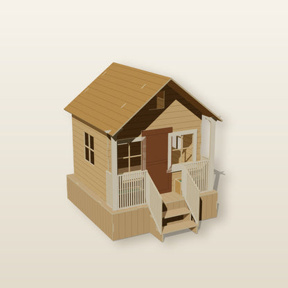 Porch Cabin (1:12) - Laser-Cut SVG Files