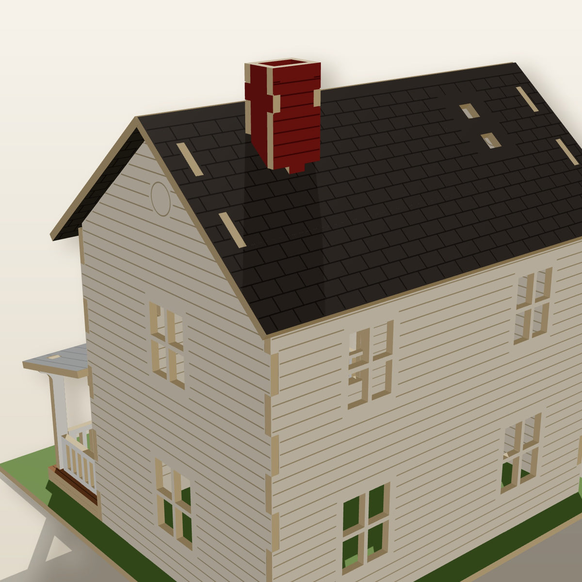 Porch House - Laser-Cut SVG Files