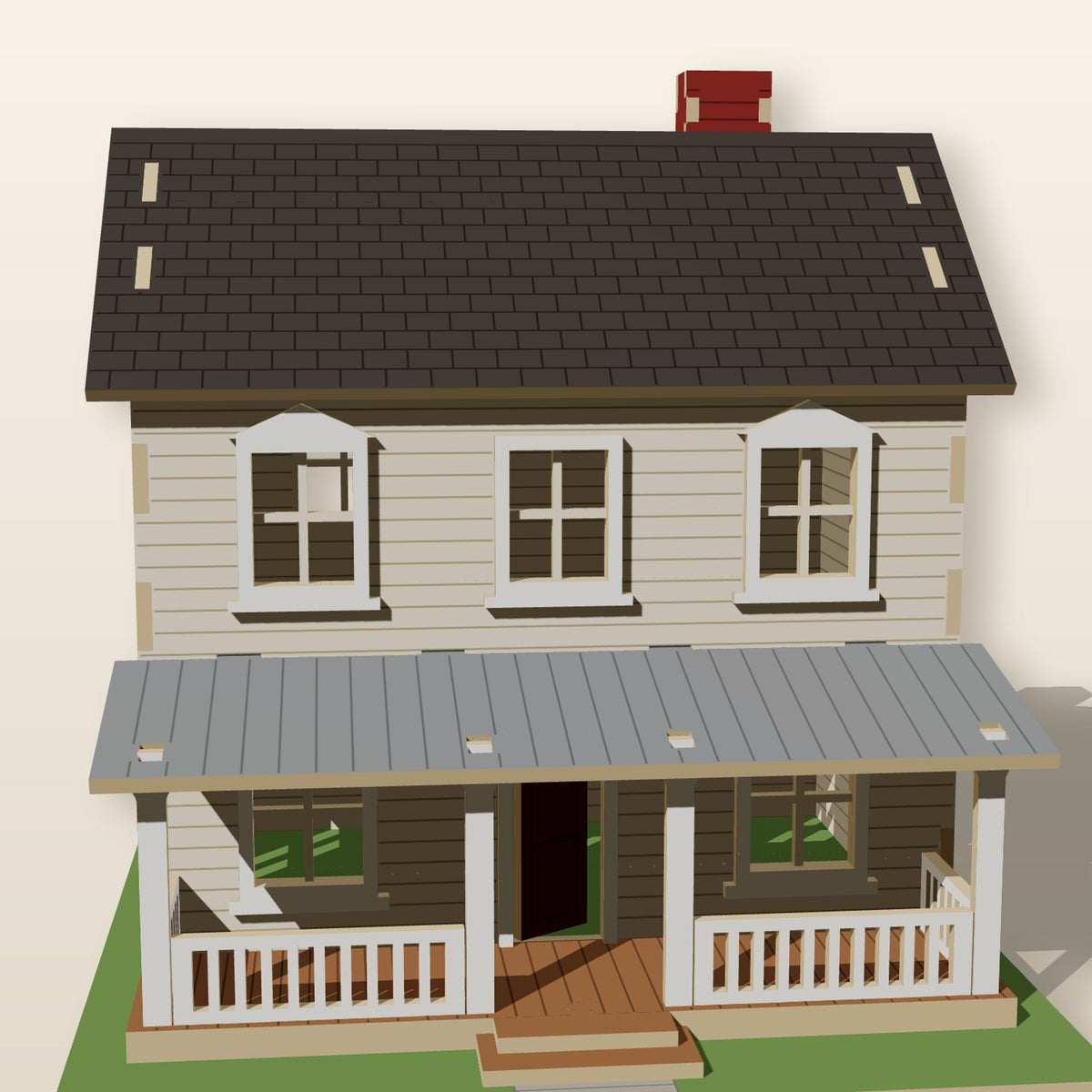 Porch House - Laser-Cut SVG Files