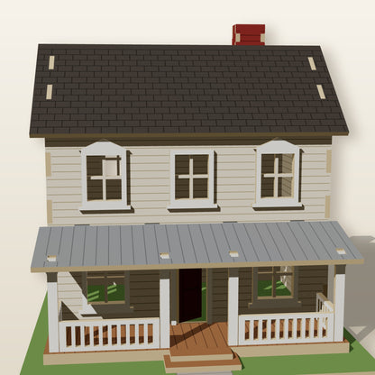 Porch House - Laser-Cut SVG Files