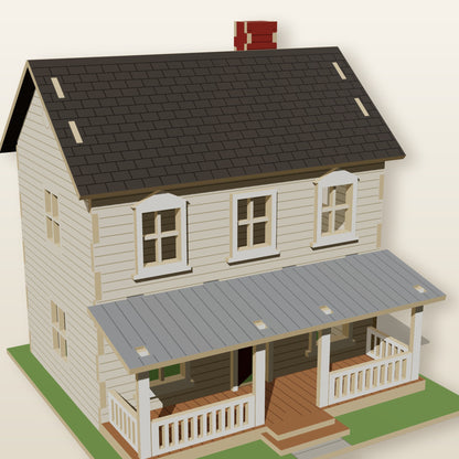 Porch House - Laser-Cut SVG Files