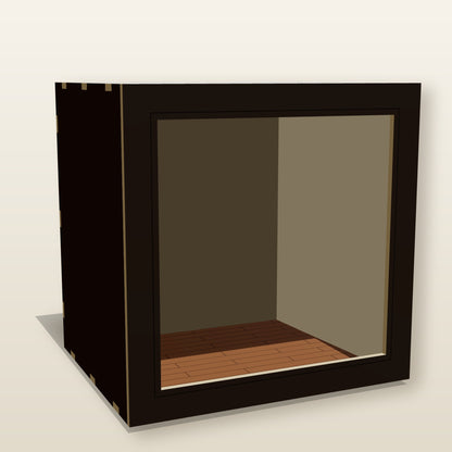 Blank Room Box - Small - Laser-Cut SVG Files