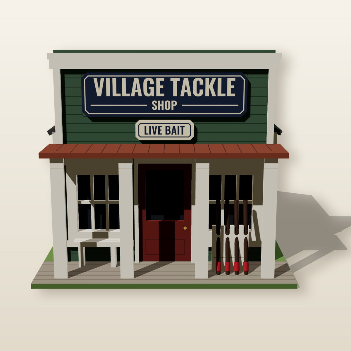 Village Tackle Shop v4 - Laser-Cut SVG Files
