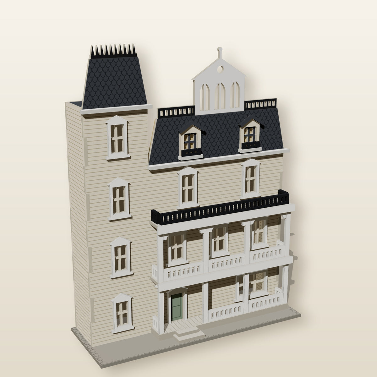 Wisteria Victorian Front - Laser-Cut SVG Files
