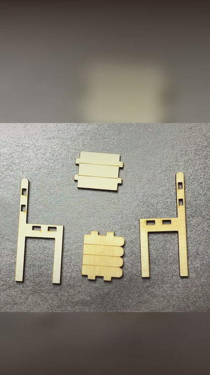 Popsicle Chair (1:12) - Laser-Cut SVG Files